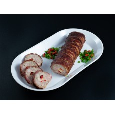 Ruladă din carne de porc cu bacon